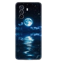 Huawei Nova Y70 Y90 Nova 9 SE  Kılıf Desemli Silikon Night Moon 1133