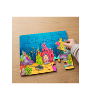 Denizaltı Canlıları Tasarımlı 24 Parça Ahşap Çocuk Puzzle MPK0199