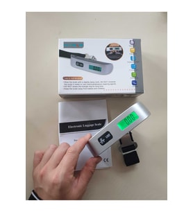 Elektronik El ve Bavul Tartısı, 50kg, Hafif ve Pratik Kullanım