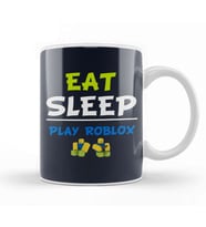 Eat Sleep Play Roblox Kupa Bardak Porselen