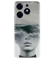 Tecno Spark 10 Pro Kılıf Resimli Desenli Baskılı Silikon Mistic Woman 1361