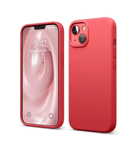 Newface Apple iPhone 14 Kılıf First Silikon - Kırmızı