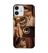 Iphone 12 Uyumlu Attack On Titan Tasarımlı Şeffaf Telefon Kılıfı