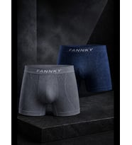 Night Erkek Rahat Esnek Seamless 2 Li Boxer