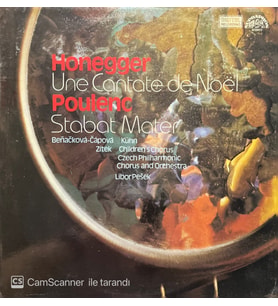 Arthur Honegger Une Cantate De Noel LP Plak (Karışık)