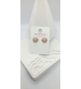 Yıldız ve Taş Detaylı Minimal Küpe