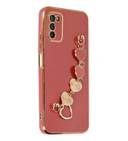 Mey İthalat® Samsung Galaxy A03S Kılıf Esila Silikon - Kırmızı