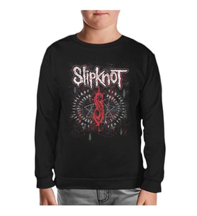 Slipknot - Logo Siyah Çocuk Sweatshirt