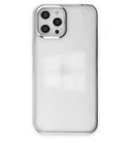 Pilelistore   iPhone 12 Pro Max Kılıf Element Silikon - Gümüş