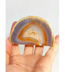 Akik Taşı Koleksiyonluk Kristalize Kütle - 195gram (45774)