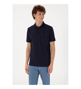 U.S. Polo Assn. Paly Lacivert Erkek Polo Yaka T-shirt 2103323