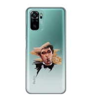 Redmi Note 10/Note 10S Uyumlu Tony Montana Scarface Desenli Şeffaf Telefon Kılıfı