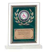 ODAK KUPA - Cam Plaketler - CM-092 B - 18x21 cm