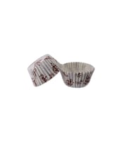 Kek Kalıbı Pet Kapsül 52X45 MM Kağıt Cupcake Kağıdı (100 Adet)  Sarmaşık Desenli