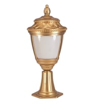 AVONNI BSU-68042-BSA-KOP Sarı Boyalı Dış Mekan Aydınlatma E27 Aluminyum Polikarbon Cam 28cm