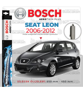 Bosch Aerotwin Muz Silecek Takımı Seat Leon 2006-2012 ile uyumlu