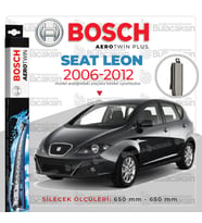 Bosch Aerotwin Muz Silecek Takımı Seat Leon 2006-2012 ile uyumlu