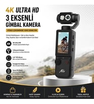 Ally Q8 PocketPro 4K Dijital Vlog Kamerası