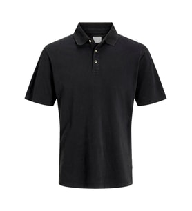 JPRBLUWILLIAM WASH SS POLO SN Black