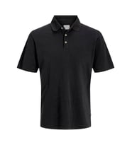 JPRBLUWILLIAM WASH SS POLO SN Black