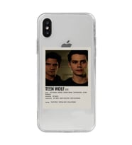 Iphone X / Xs Uyumlu Teen Wolf Minimalist Poster Desenli Şeffaf Telefon Kılıfı