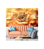 Dreamwall 3D Gül Desenli Isı Ve Ses Yalıtımlı Sağlıklı Tekstil Duvar Kağıdı (Çok Renkli)
