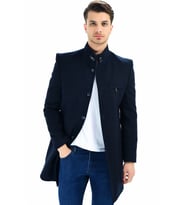 PLT8367 DEWBERRY ERKEK PALTO-LACİVERT