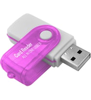Gfc Life Store -  PC için USB SD Kart Okuyucu, Micro SD Karttan USB Adaptörüne, Kamera için MS Duo/Micro MS Kart Okuyucu Hafıza Kartı Okuyucu, PC/Dizüstü Bilgisayar için Kart Okuyucu MOR