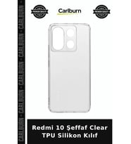 Redmi 10 Şeffaf Clear TPU Silikon Kılıf Cihaz Koruma Cep Aksesuar Telefon Koruyucu