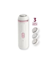 Polosmart PBS818 Şarjlı 2 Modlu 3 Başlıklı Topuk Törpüsü Beyaz