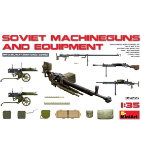 Miniart 35255 Modellbausatz Soviet Machineguns Ve Ekipmanı, Oyun