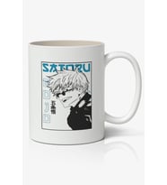Gojo Sotoru Temalı Anime Baskılı Beyaz Kupa Bardak