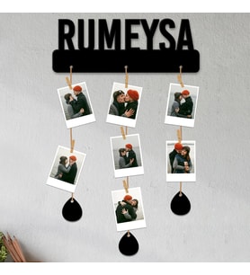 eJOYA Kişiye Özel 7'li Pola Kart & Fotoğraf Askısı 114058