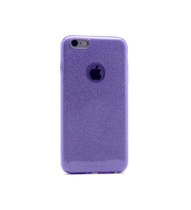Apple iPhone 7 Plus Uyumlu Kılıf Zore Shining Silikon (Mor)