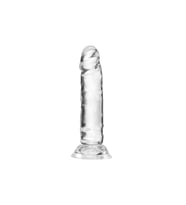 MYST COLOR Dildo Realistik Jel Dokuda Testissiz Ultra Yumuşak Şeffaf Mini Yapay Penis 13 CM