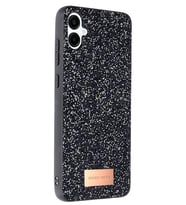 Galaxy A06 Bright Simli Kapak - Siyah