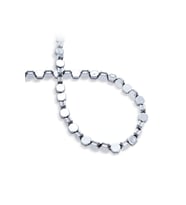 Hematit Doğal Taş Parlak Gümüş Altıgen Kesim 7x4mm Dizi