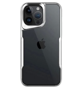 Newface Apple iPhone 14 Pro Max Kılıf Boyi Silikon Kapak - Gümüş