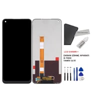 Tkgz - Oppo Realme C17 Uyumlu Lcd Ekran Dokunmatik -A- Kalite +B-7000 + TAMİR SETİ