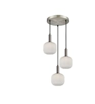 MYLİGHTS paslanmaz inox kaplama üçlü opal beyaz cam sarkıt salon avize modern masa üstü