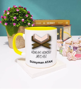 Kuran Kursu Hocası Kupa Bardak Sarı