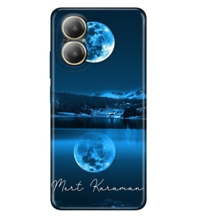 Realme 8 9 10 11 12 C55 C35 C53 C61 C63 C65 C75 Pro Lite Pro Plus 4G Kılıf İsim Yazılı Kişiye Özel - Model-17 (Çok Renkli)