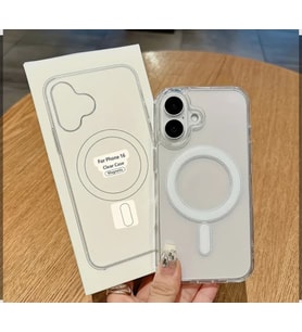 İPHONE 16 UYUMLU MAGSAFELİ ŞEFFAF KILIF