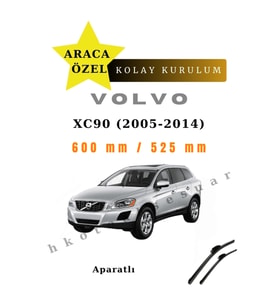 Volvo XC90  (2005-2014) Araca Özel Silecek Ön İki