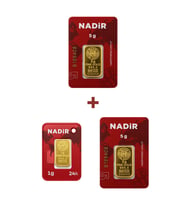 Nadir Gold 24 Ayar 11 Gram Külçe Altın (2 Adet 5 Gram Külçe Altın + 1 Adet 1 Gram Külçe Altın )