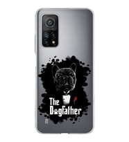 Xiaomi Mi 10 T Uyumlu Kapak Dog Father Tasarımlı Şeffaf Silikon Kılıf