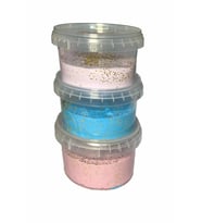 Köpüklü ve Simli Slime Ele Yapışmayan Slaym 3 Renk Pofuduk Slime (Renksiz)