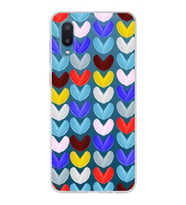 PrintiFy Samsung Galaxy A02 ile Uyumlu 1mm Slim Fit Water Color 1 Baskılı Şeffaf  Kılıf
