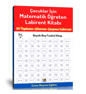 Çocuklar İçin Matematik Öğreten Labirent Kitabı