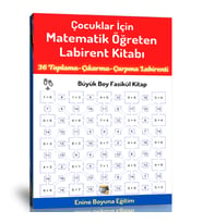 Çocuklar İçin Matematik Öğreten Labirent Kitabı